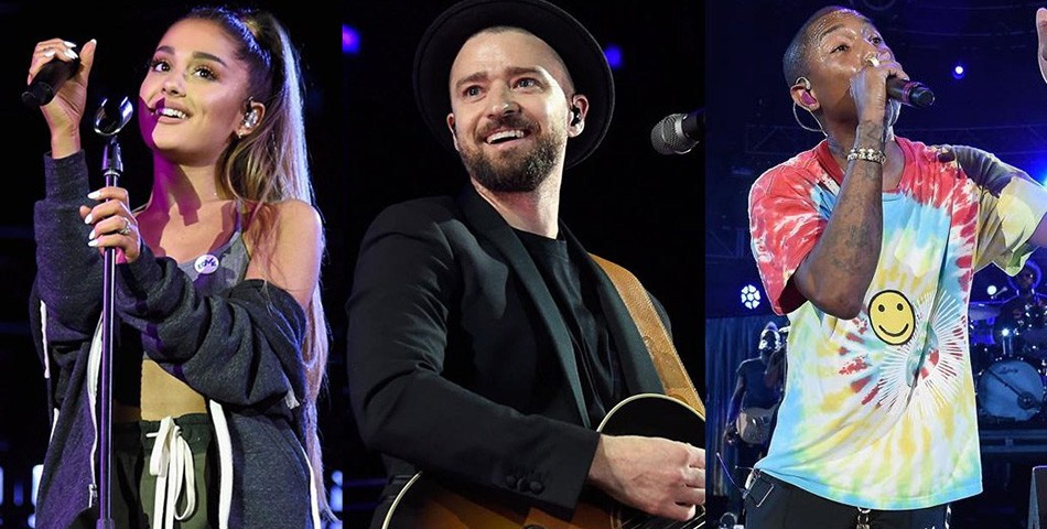 Ariana Grande, Justin Timberlake, Pharrell Williams κ.ά. ένωσαν φωνές για το Charlottesville (vids)